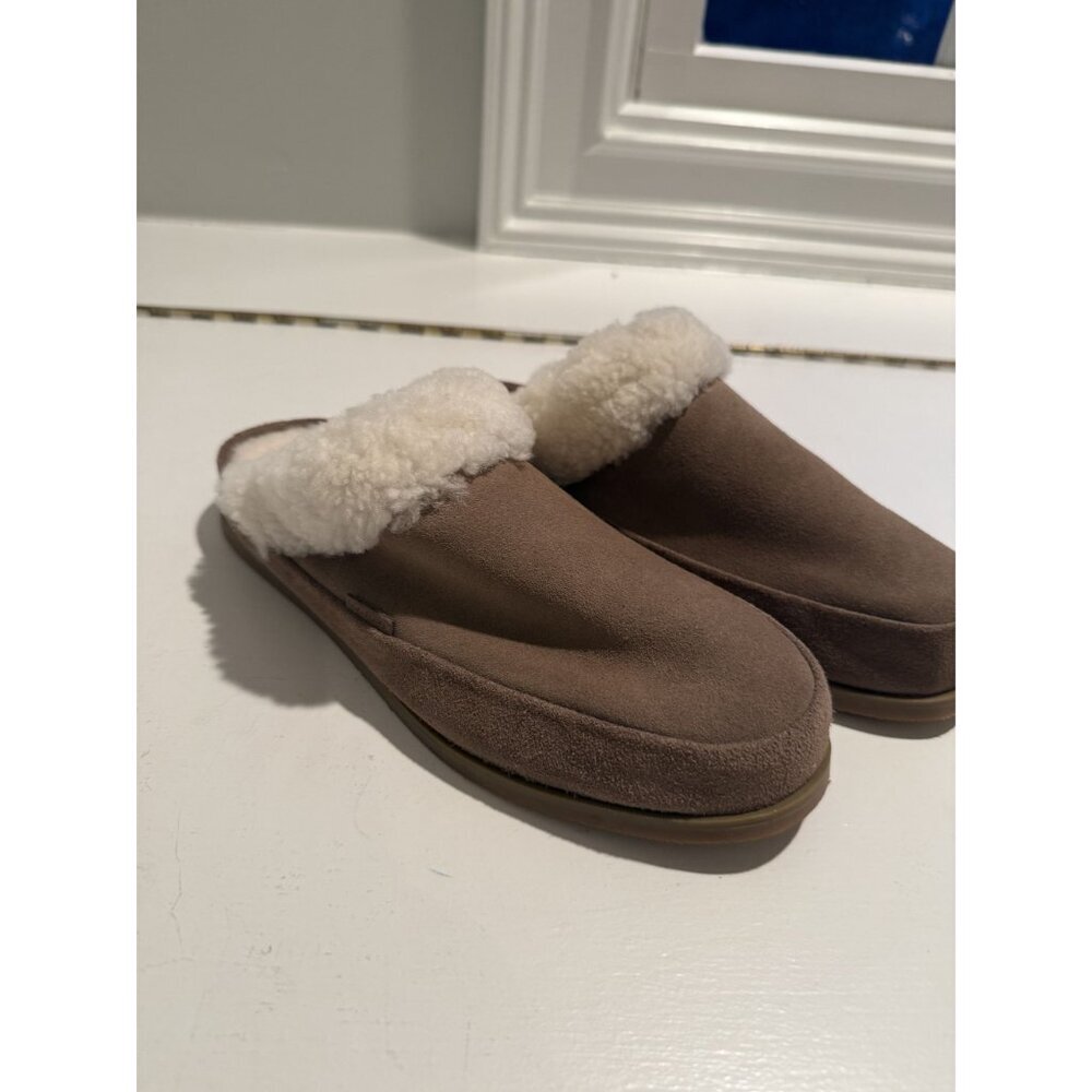 NEW Hari Mari Womens Tia Mule Slippers Indoor Outdoor Brown Size US 7 $150 [jb] - Picture 10 of 16